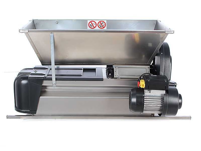 Grifo DMCI.18 - Despalilladora-Estrujadora el&eacute;ctrica inoxidable - Protecci&oacute;n incluida