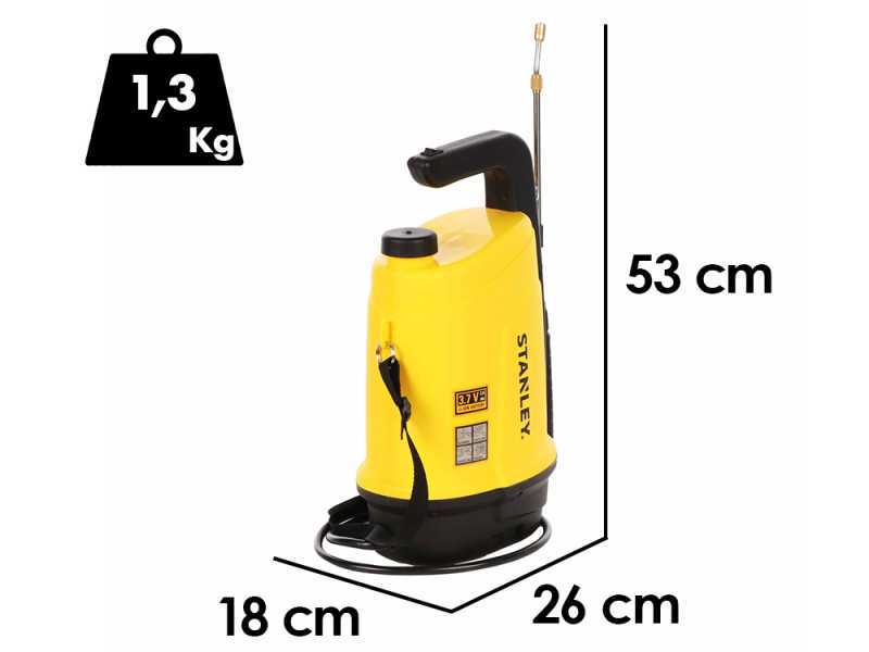 Stanley SXSPBS05E - Pulverizador de mochila a bater&iacute;a - 5 l - 3,7V/2,6Ah