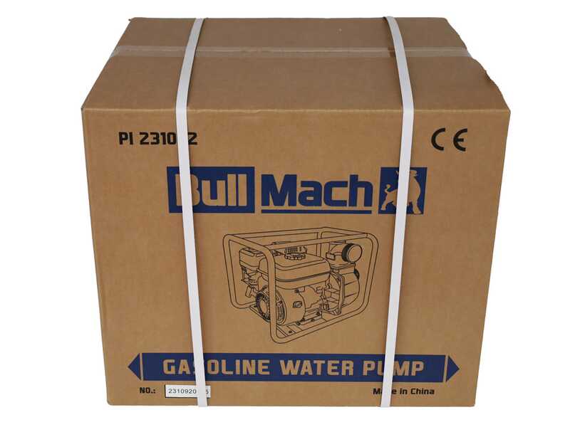 BullMach LYMPHIA 50 - Motobomba de gasolina - con racores de 50 mm