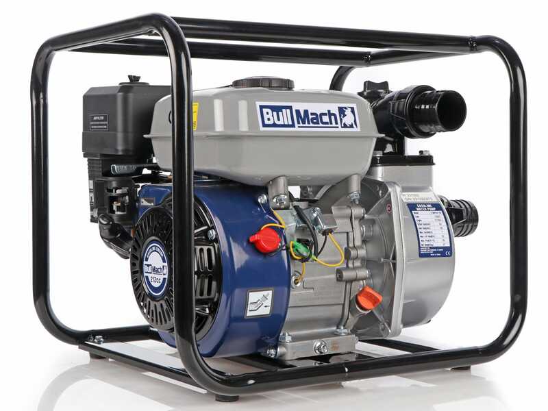 BullMach LYMPHIA 50 - Motobomba de gasolina - con racores de 50 mm