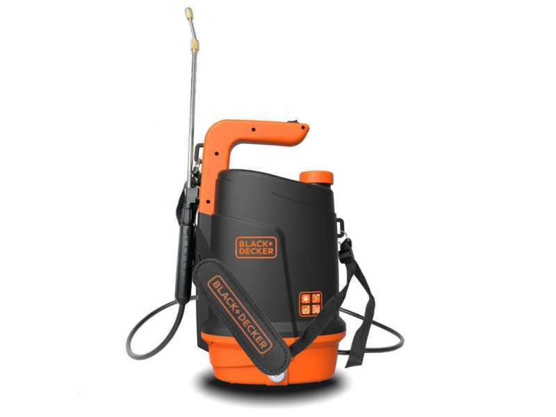 Black &amp; Decker BXSPBS05E - Pulverizador de mochila a bater&iacute;a - 5 l - 3,7V/2,6Ah
