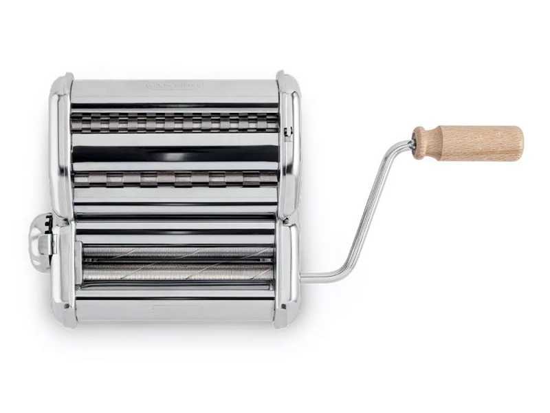 Imperia iPasta T. 6,5/12 mm Pasta rugosa - Máquina para hacer pasta manual INOX