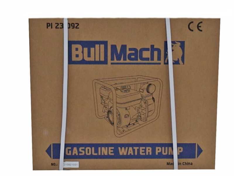 BullMach LYMPHIA 100 - Motobomba de gasolina - con racores de 100 mm