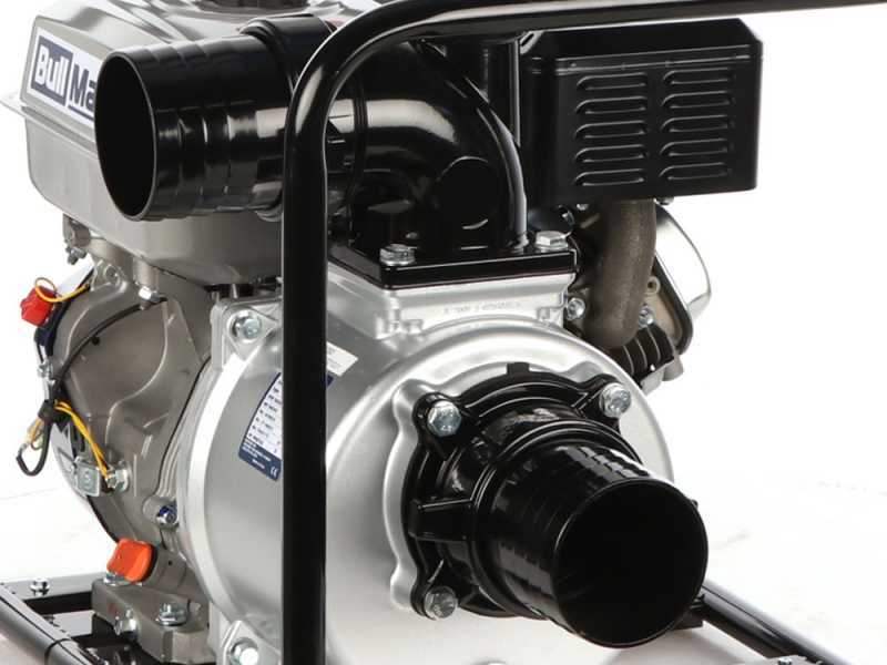 BullMach LYMPHIA 100 - Motobomba de gasolina - con racores de 100 mm