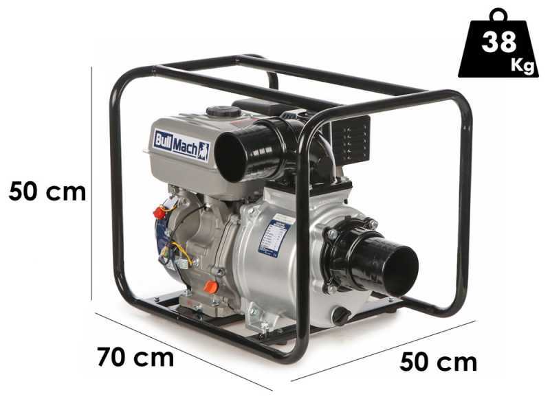 BullMach LYMPHIA 100 - Motobomba de gasolina - con racores de 100 mm