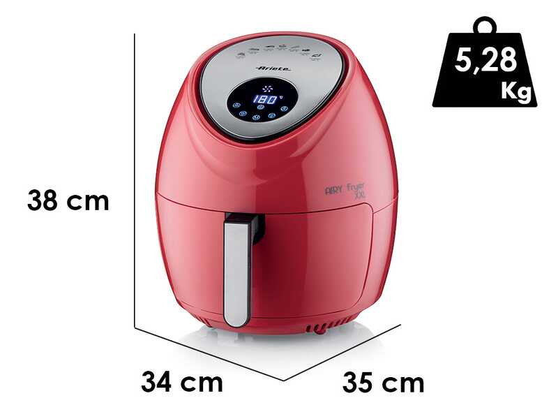 Ariete 4618/01 Airy Fryer XXL Roja - Freidora de aire