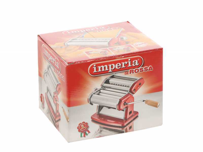 Imperia iPasta T.6,5/12 mm Rugosa Negra - M&aacute;quina de hacer pasta manual INOX