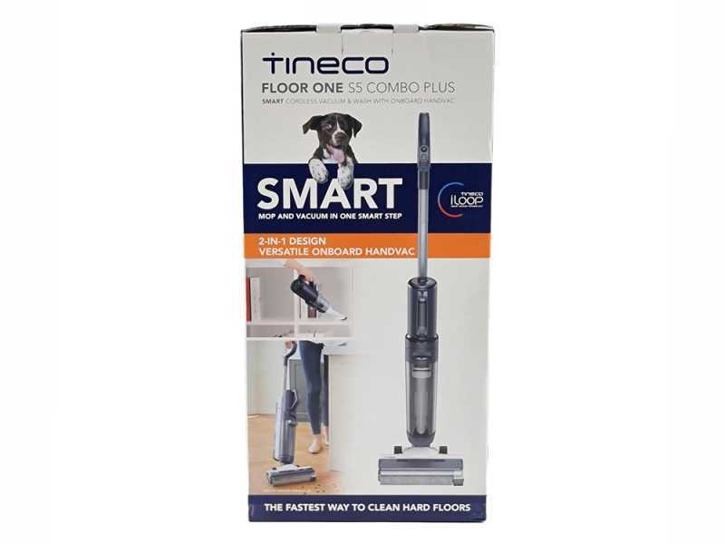 Tineco Floor One S5 Combo Plus - Fregadora de bater&iacute;a y aspirador - 3 en 1 lava, seca y aspira