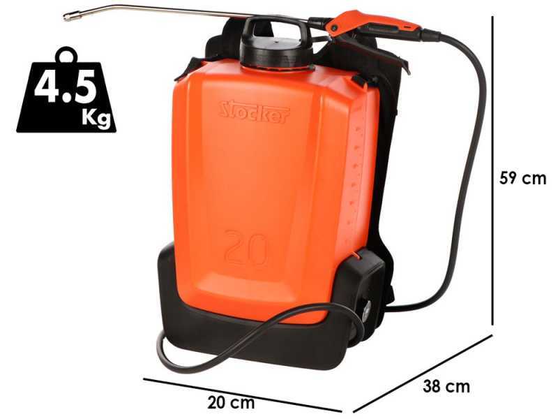 Stocker Ergomist 20 - Pulverizador de mochila de bater&iacute;a - Dep&oacute;sito 20 L - 21 V  4 Ah