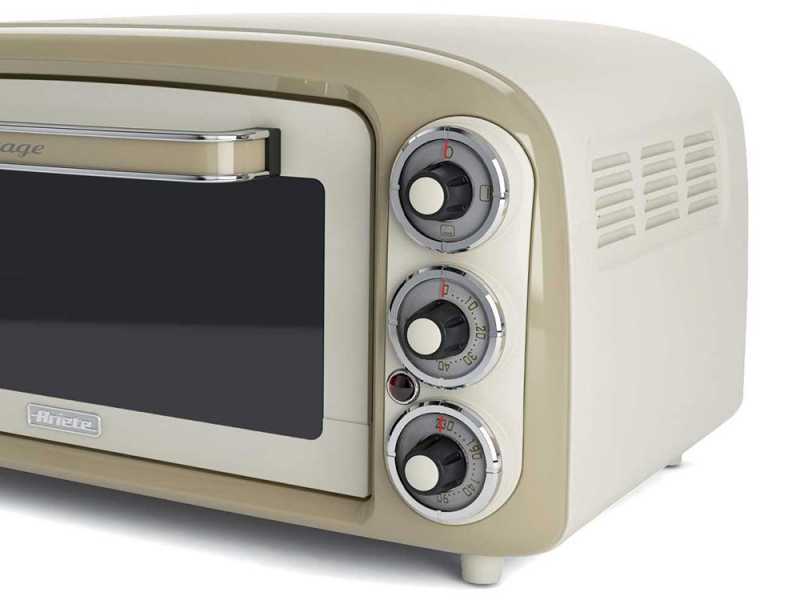Ariete Vintage Beis - Horno el&eacute;ctrico est&aacute;tico - 18L 1380W