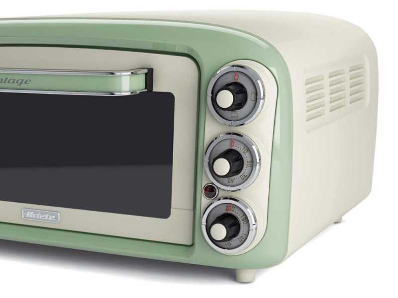 Ariete Vintage Verde - Horno El&eacute;ctrico Est&aacute;tico - 18L 1380W