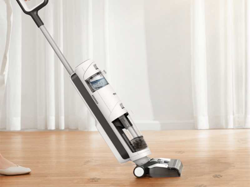 Tineco iFloor Breeze - Fregadora de bater&iacute;a 3 en 1 lava, seca y aspira