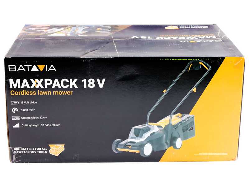 Batavia 7064713 - Cortac&eacute;sped de bater&iacute;a - 18 V 4 Ah - Corte de 32 cm