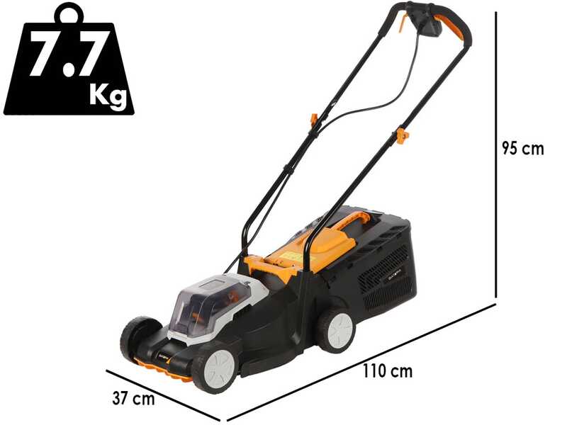 Batavia 7064713 - Cortac&eacute;sped de bater&iacute;a - 18 V 4 Ah - Corte de 32 cm