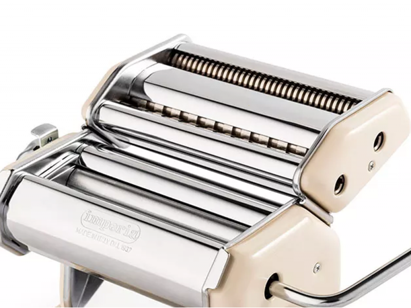 Imperia iPasta T.2/6,5 mm Crema - M&aacute;quina de hacer pasta manual INOX