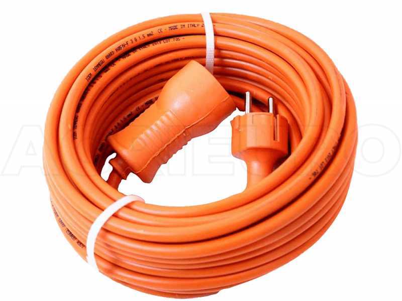 Cable el&eacute;ctrico tipo PESADO de 15 m a 3 hilos de cobre secci&oacute;n de 2,5 mm