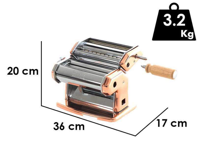 Imperia iPasta T. 6,5/12 mm Ruvida Rame - M&aacute;quina de hacer pasta manual