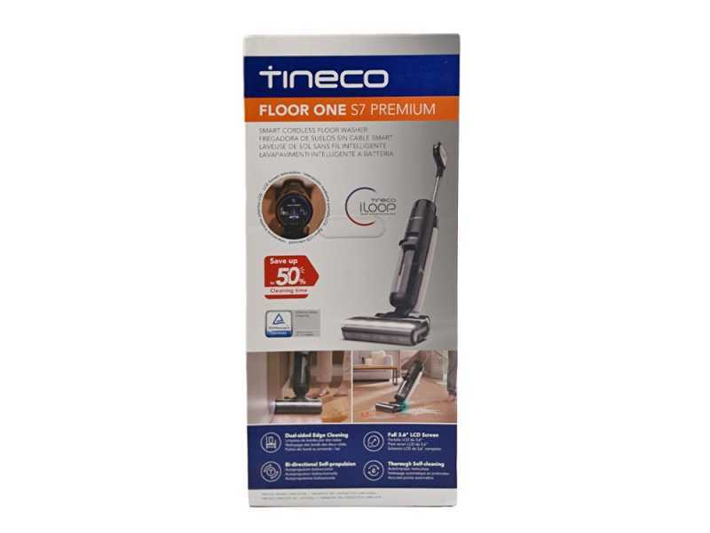 Tineco Floor One S7 Premium - Fregadora de bater&iacute;a smart - 3 en 1 lava, seca y aspira