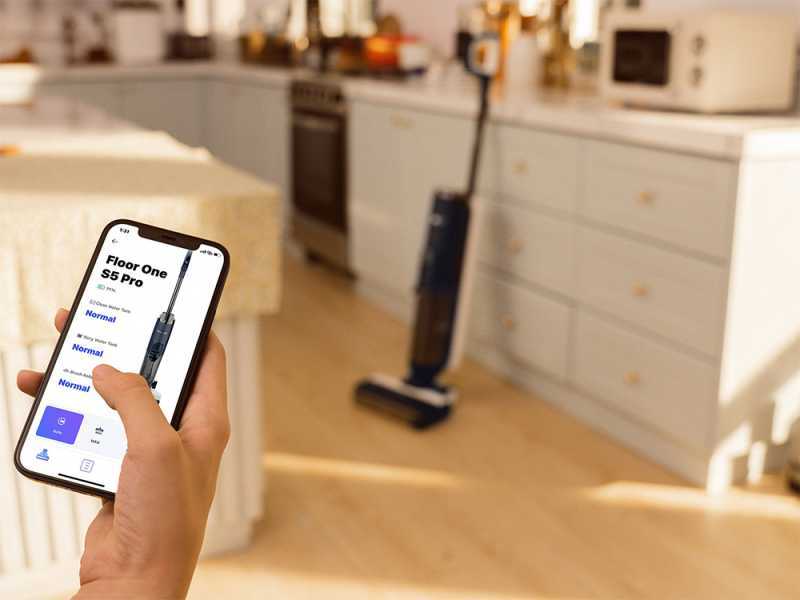 Tineco Floor One S7 Premium - Fregadora de bater&iacute;a smart - 3 en 1 lava, seca y aspira