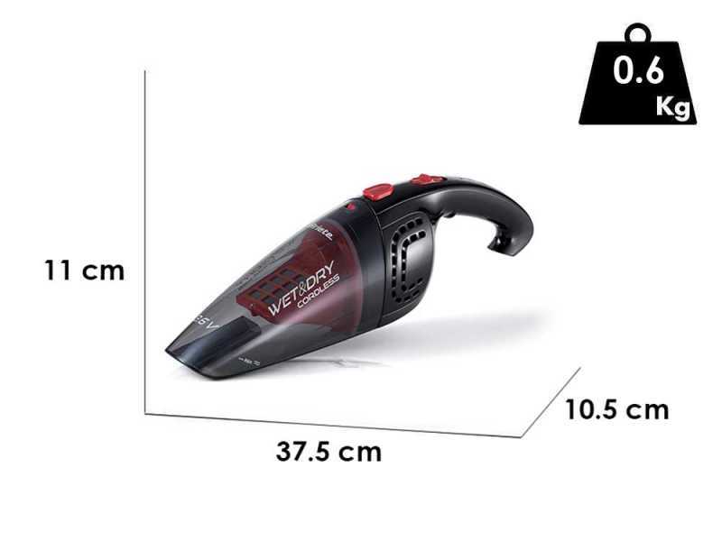Ariete 2474 - Aspirador sin cable Wet &amp; Dry - Bater&iacute;a de 3,6 V - 1,2 Ah