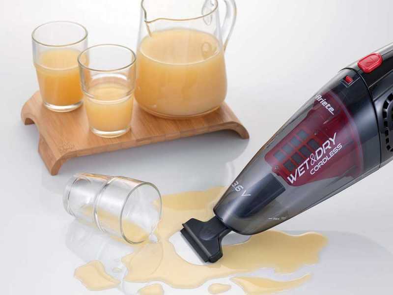 Ariete 2474 - Aspirador sin cable Wet &amp; Dry - Bater&iacute;a de 3,6 V - 1,2 Ah