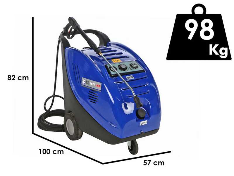 Annovi &amp; Reverberi 6670 - Hidrolimpiadora de agua caliente - 190 bar - 780 l/h