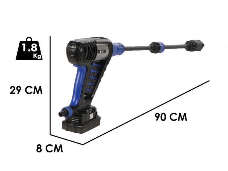 Annovi &amp; Reverberi AR BC 250 DSS - Pistola hidrolimpiadora de bater&iacute;a - 24 Bar - 18V 2.5Ah