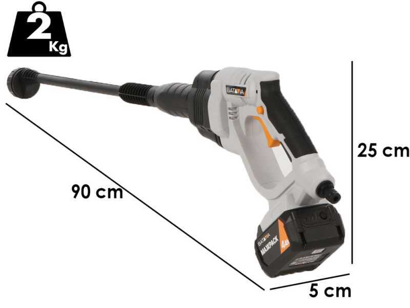 Batavia NEXXFORCE 7064735 - Pistola hidrolimpiadora a presi&oacute;n - 18 V 4 Ah