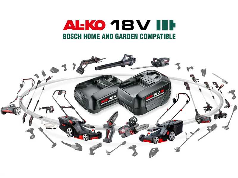 AL-KO 38.1 Li Easy - Cortac&eacute;sped de bater&iacute;a - Corte de 37 cm - 2 x 18V/4,0 Ah