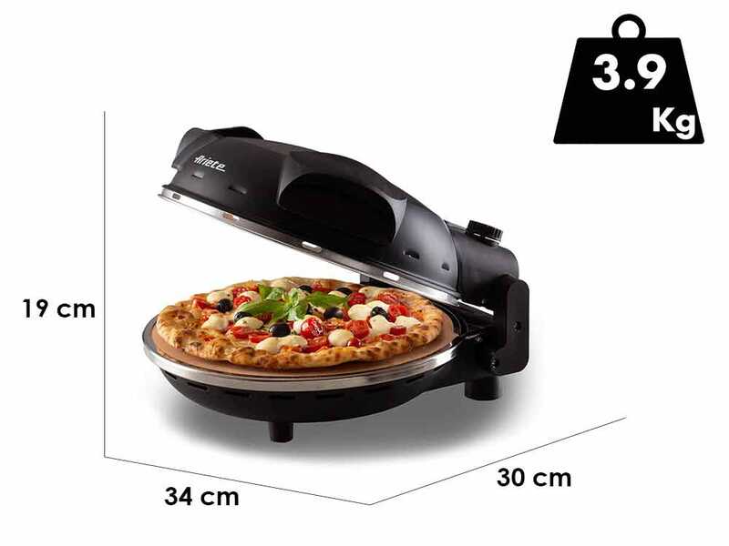 Ariete 0917 Nero - Horno el&eacute;ctrico para pizza