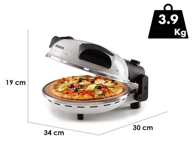 Ariete 0918 Bianco - Horno el&eacute;ctrico para pizza