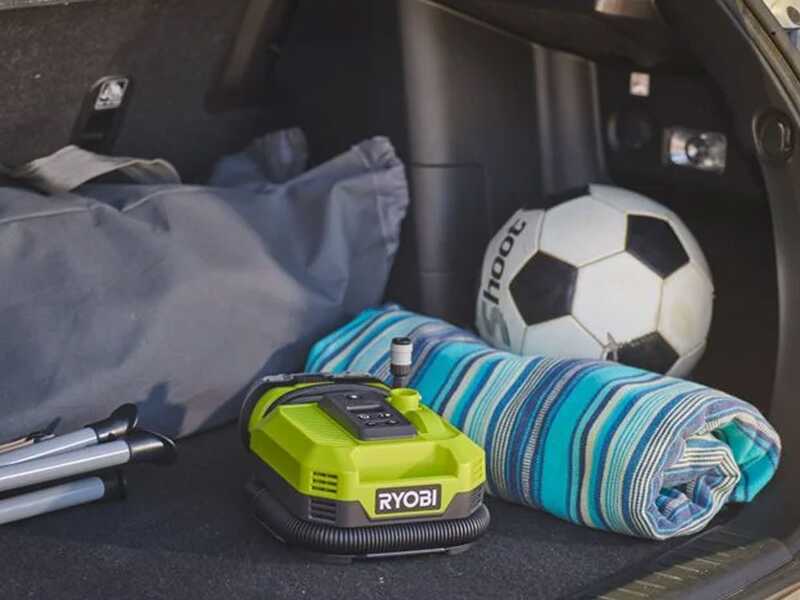 Ryobi RMI18-0 - Compresor port&aacute;til de bater&iacute;a - 18V - BATER&Iacute;A Y CARGADOR NO EST&Aacute;N INCLUIDOS