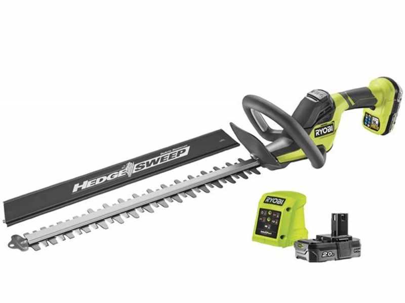 Ryobi RY18HT50A-120 - Cortasetos de bater&iacute;a - Cuchilla de 50 cm - 18V 2Ah