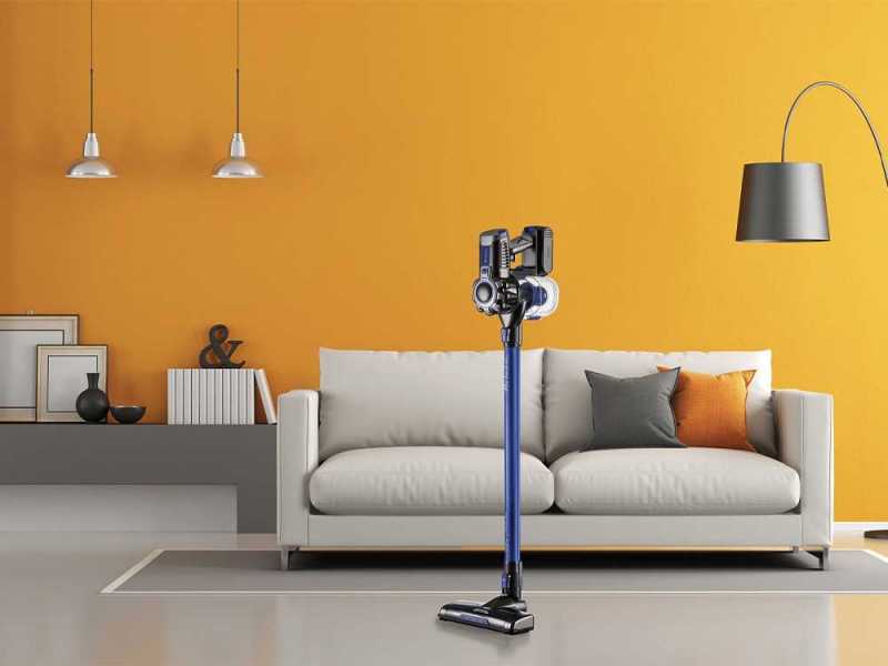 Ariete Lithium Azul - Escoba el&eacute;ctrica recargable sin cable - Bater&iacute;a de iones de litio 22.2 V/ 2.2 Ah