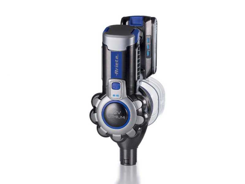 Ariete Lithium Azul - Escoba el&eacute;ctrica recargable sin cable - Bater&iacute;a de iones de litio 22.2 V/ 2.2 Ah