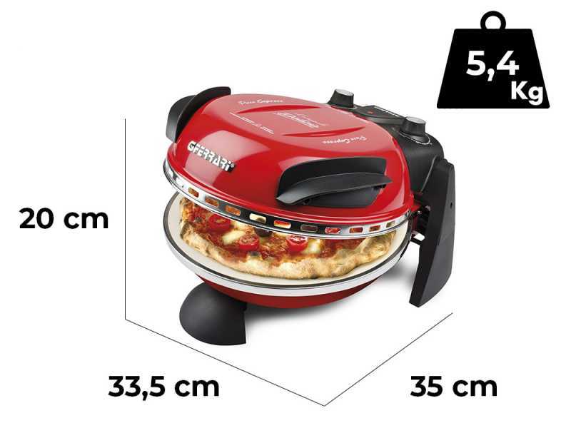 G3 Ferrari Delizia Rosso - Horno para pizza el&eacute;ctrico