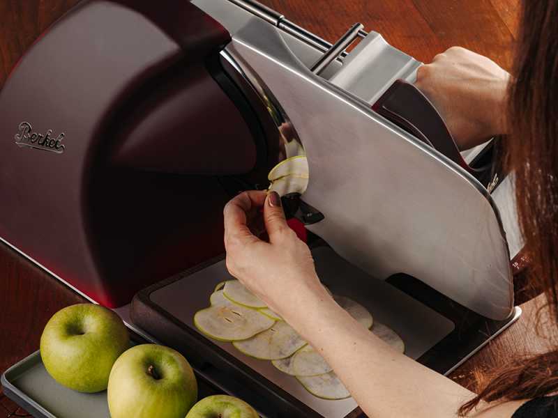 Berkel Home Line Plus 200 Negro Mate - Cortadora de fiambre con cuchilla de 195 mm