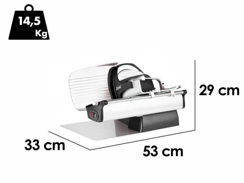 Berkel Home Line Plus 200 Negro Mate - Cortadora de fiambre con cuchilla de 195 mm