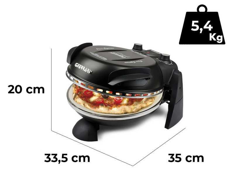 G3 Ferrari Delizia Nero - Horno para pizza el&eacute;ctrico