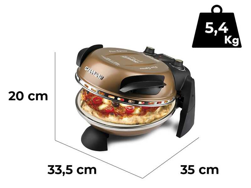 G3 Ferrari Delizia Bronzo - Horno el&eacute;ctrico para pizza