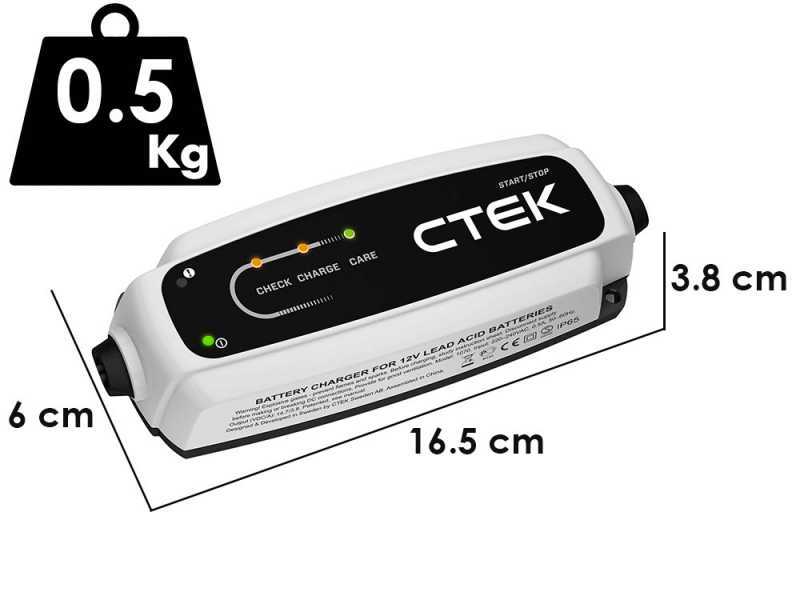CTEK CT5 START/STOP 12V - Cargador de bater&iacute;as mantenedor autom&aacute;tico - 8 Etapas