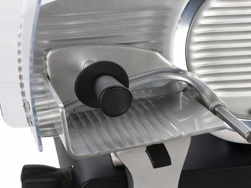 Berkel Red Line 250 Negro Mate - Cortadora de fiambre profesional con cuchilla de acero de 250 mm