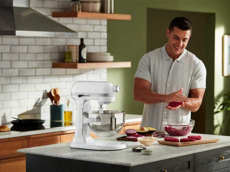 KitchenAid Heavy Duty 5KSM55SXX Blanca - Amasadora Planetaria
