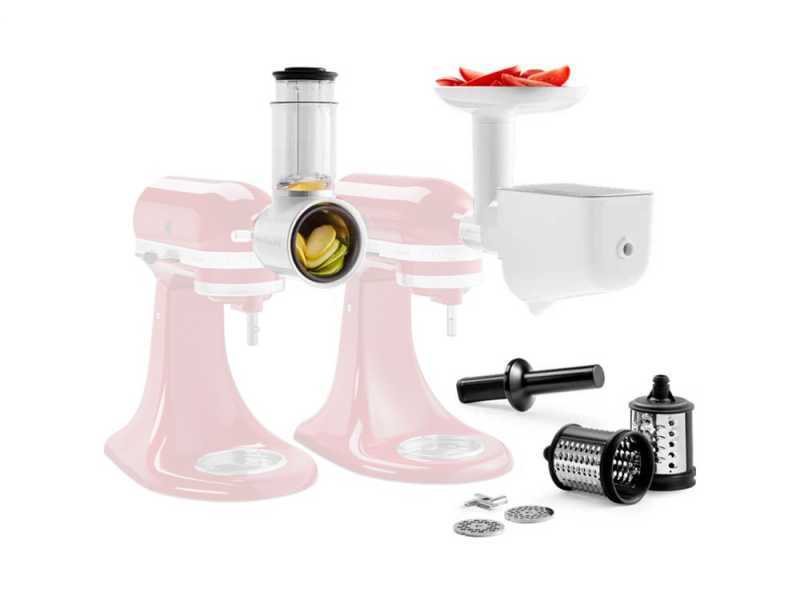 KitchenAid 5KSM2FPPC - Juego de 3 accesorios para amasadora