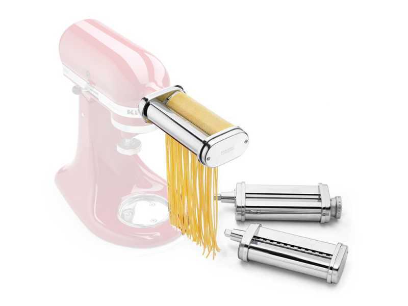 KitchenAid 5KSMPRA - Juego de 3 piezas - Cortador y laminador de pasta