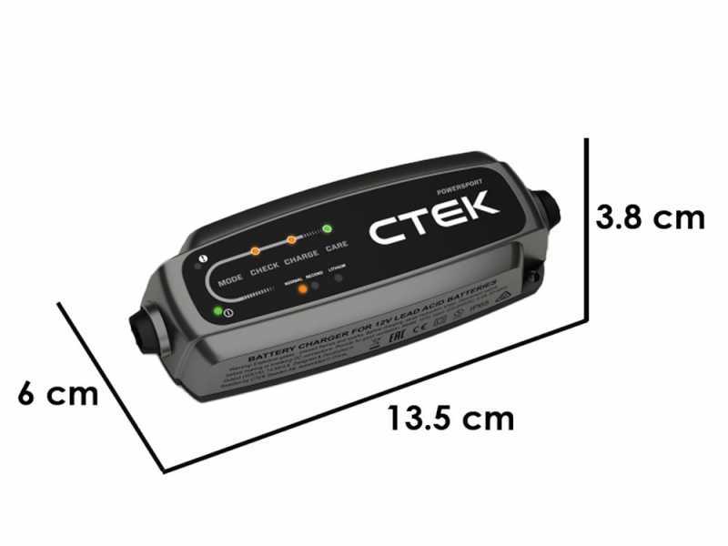CTEK CT5 PowerSport - Cargador de bater&iacute;as mantenedor autom&aacute;tico - 8 Etapas - 12V 5A