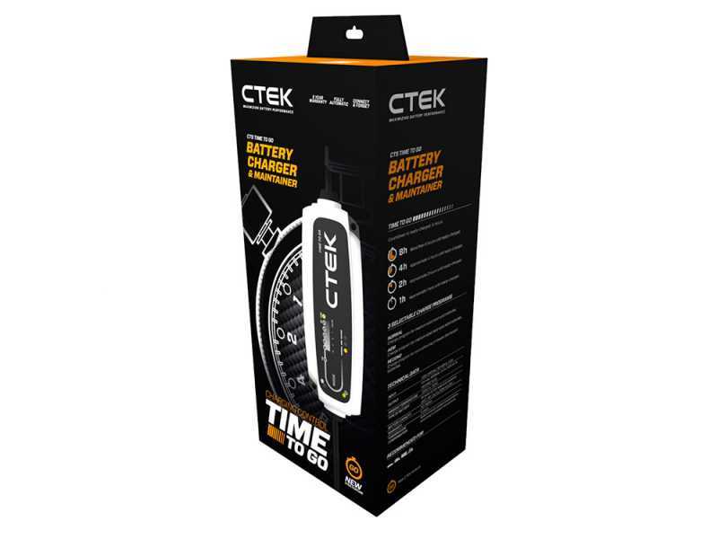 CTEK CT5 TIME TO GO - Cargador de bater&iacute;as y mantenedor - 8 etapas - 12V 5A