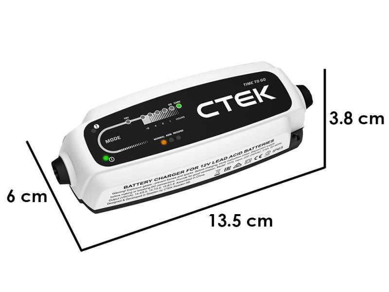 CTEK CT5 TIME TO GO - Cargador de bater&iacute;as y mantenedor - 8 etapas - 12V 5A