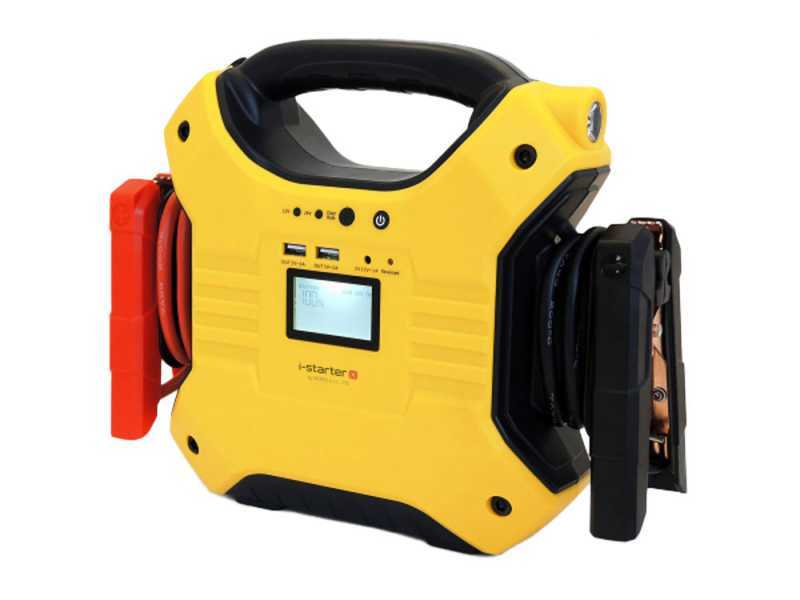 Intec I-Starter X - Arrancador de emergencia, 12/24V - Port&aacute;til de bater&iacute;a - Corriente de arranque 1200 A