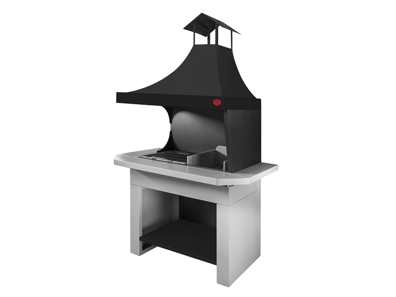 Edilmark Fal&ograve; - Barbacoa de acero de le&ntilde;a y carb&oacute;n